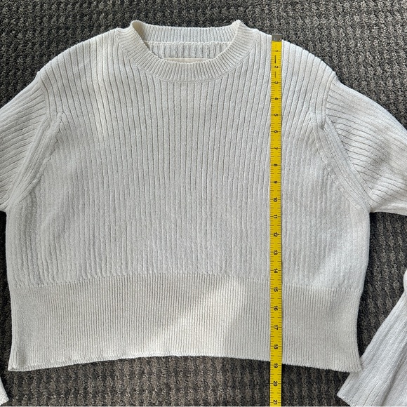 Cordera Cream Ribbed Sweater - Picture 9 of 10